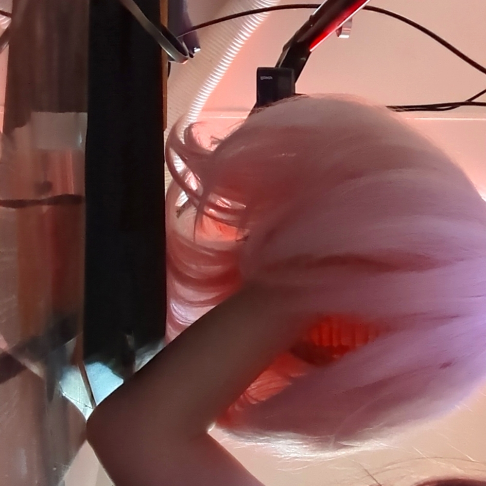 I'm selling a pink wig